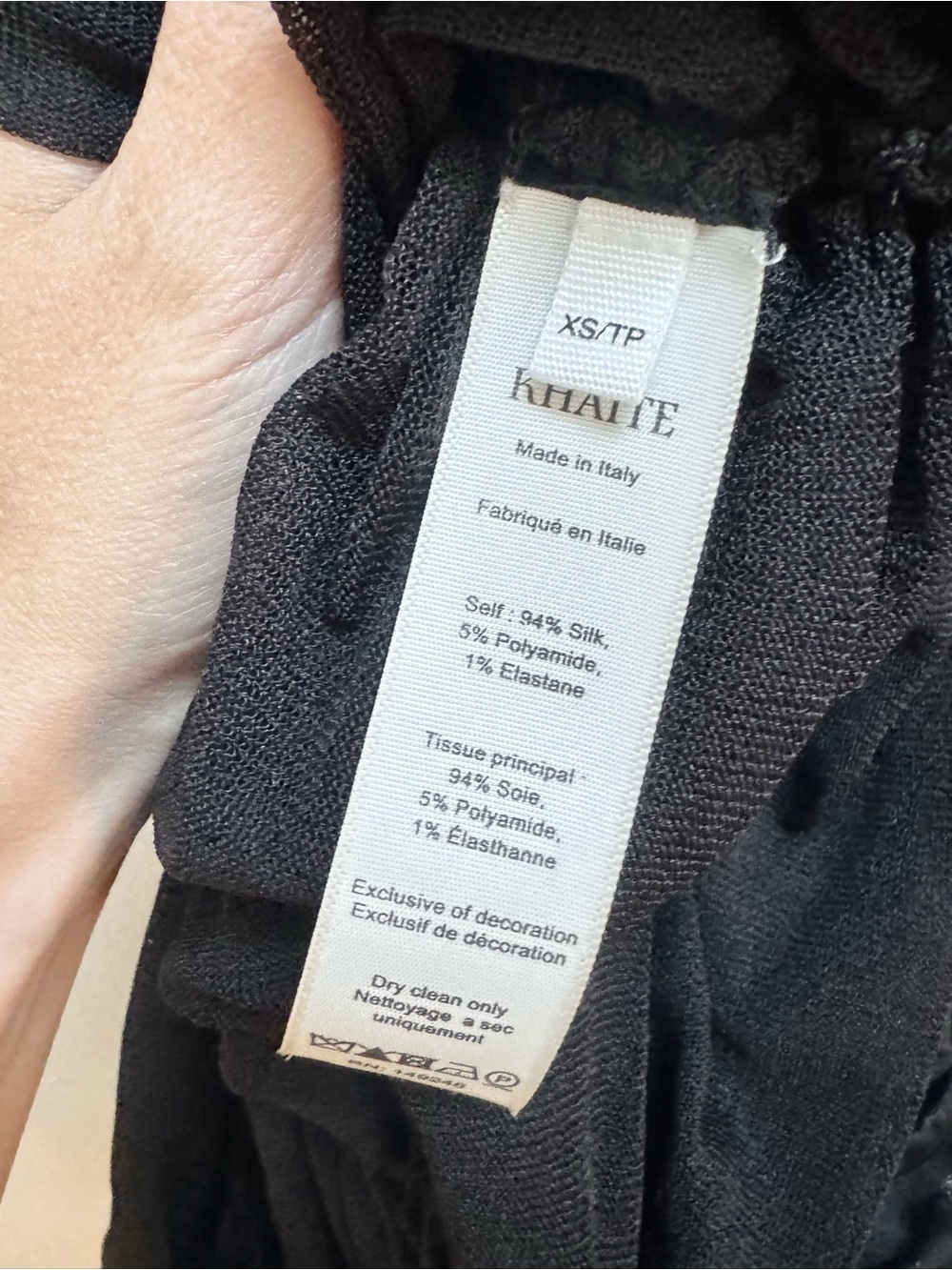 KHAITE Laure Ruched Silk Skirt - Picture 14 of 14